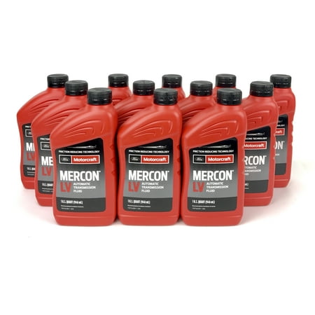 Motorcraft Mercon LV Automatic Transmission Fluid Case of 12 Quarts