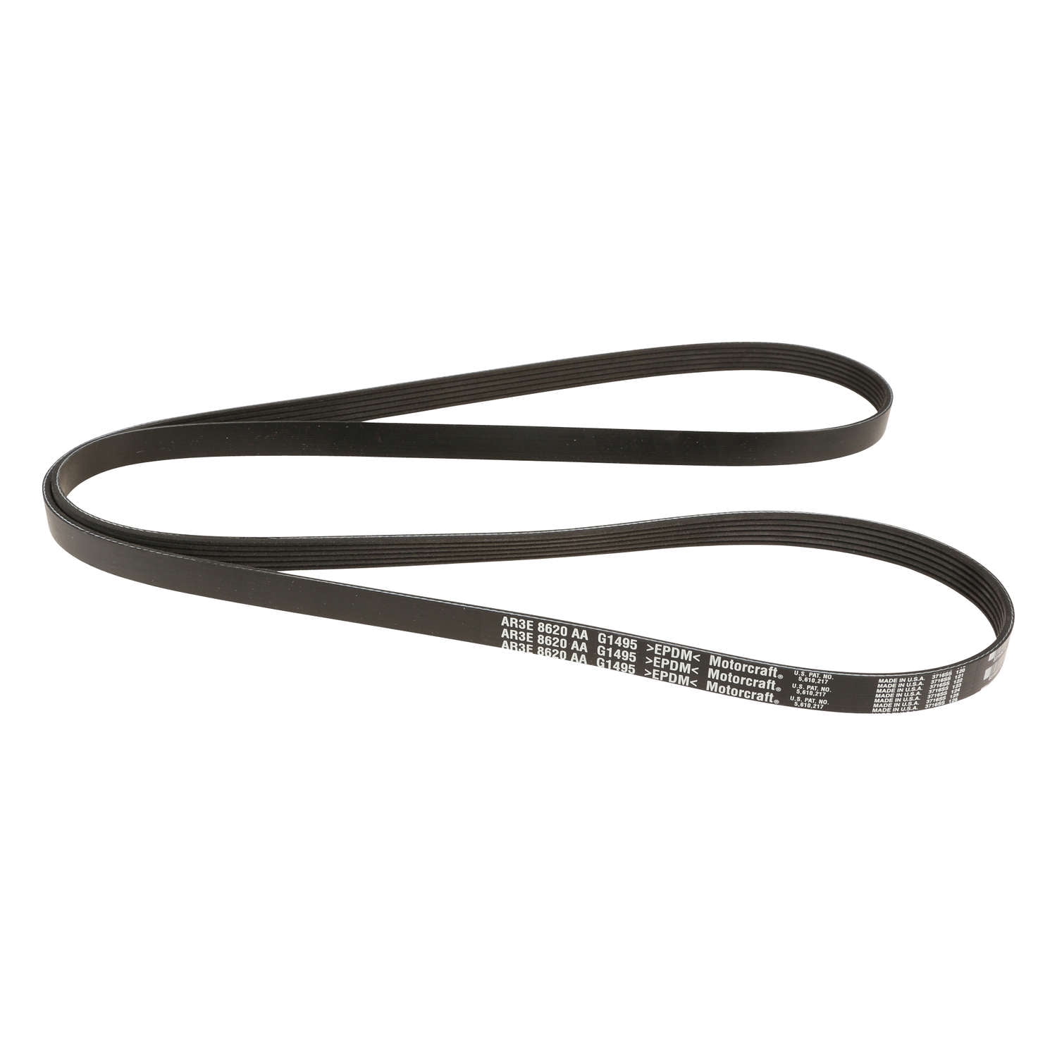 Motorcraft Multi-Rib Serpentine Belt Drive Belt Fits select: 2005-2010 FORD MUSTANG