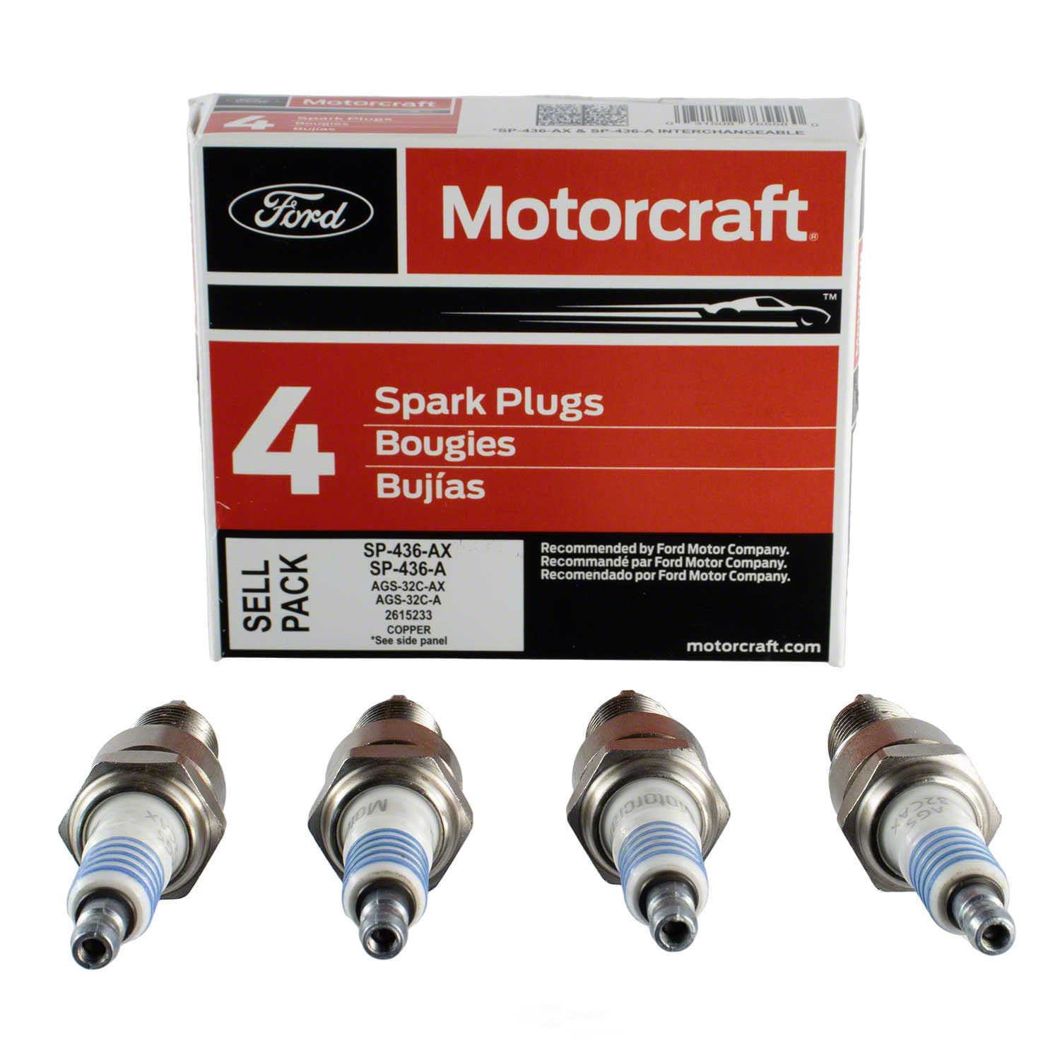 Motorcraft SP-436-AX Copper Resistor Spark Plug