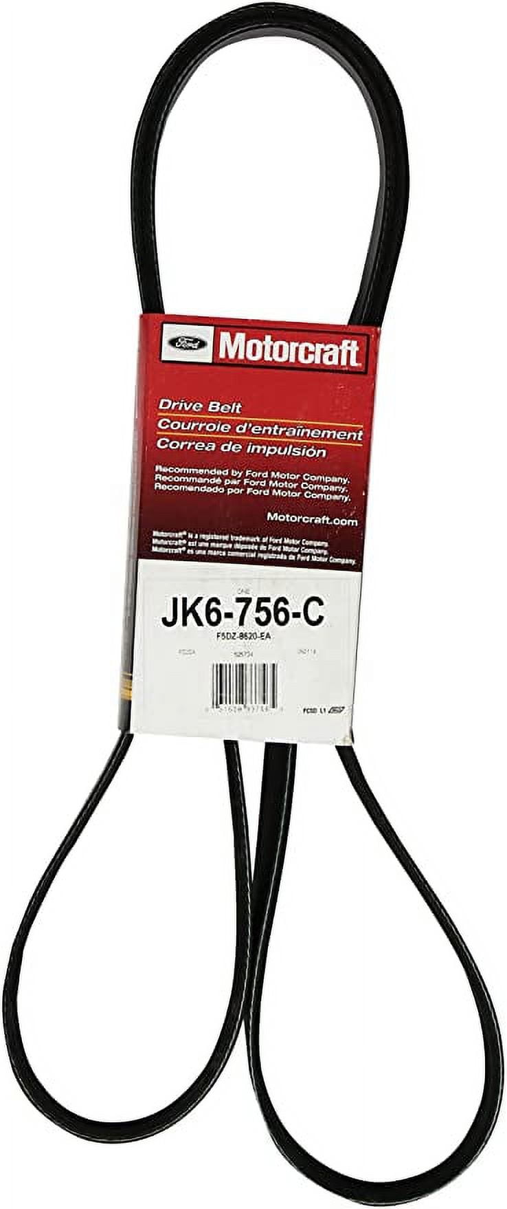 MKG。 Motorcraft Serpentine Belt JK6-756-C - Premium Materials for