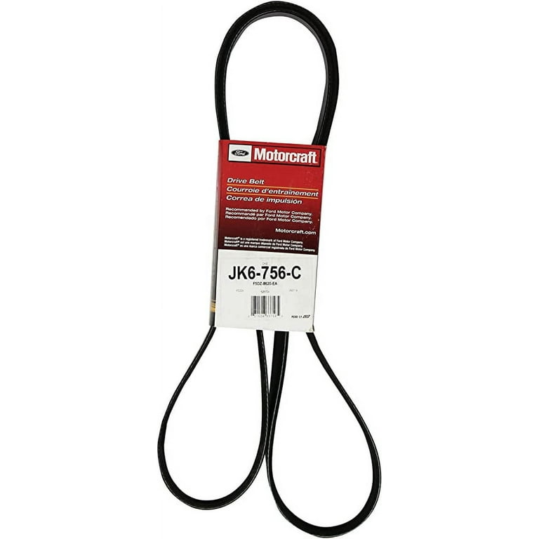 Motorcraft Serpentine Belt JK6-756-C - Premium Materials for Ford