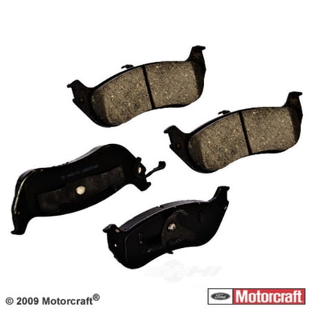 Motorcraft Standard Premium Brake Pad Set, Organic Fits select: 1996-2002 MERCURY GRAND MARQUIS, 1996-2002 FORD CROWN VICTORIA