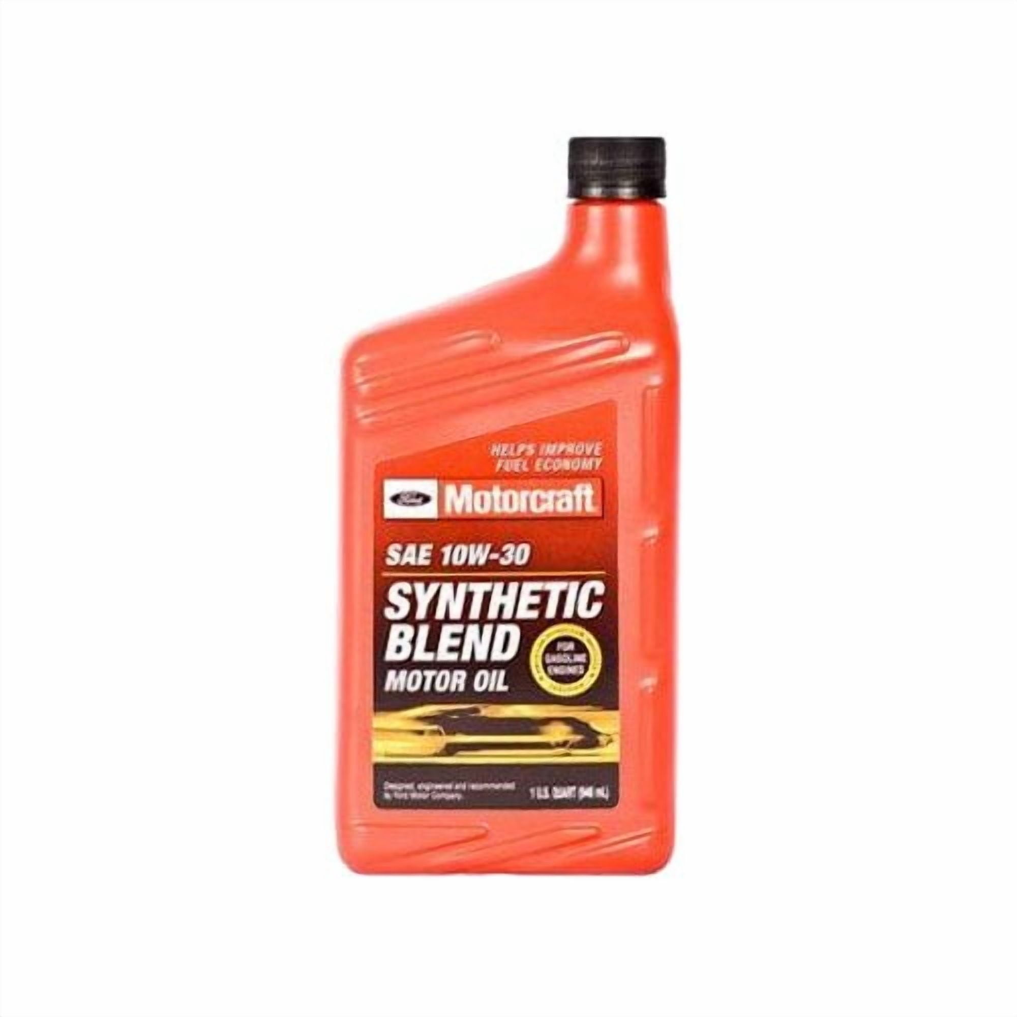 Motorcraft Synthetic Blend Motor Oil, 10W30, 1-Quart