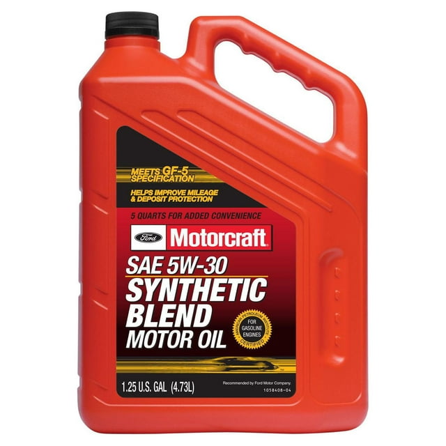 Motorcraft Synthetic Blend Motor Oil 5w30 - Walmart.com