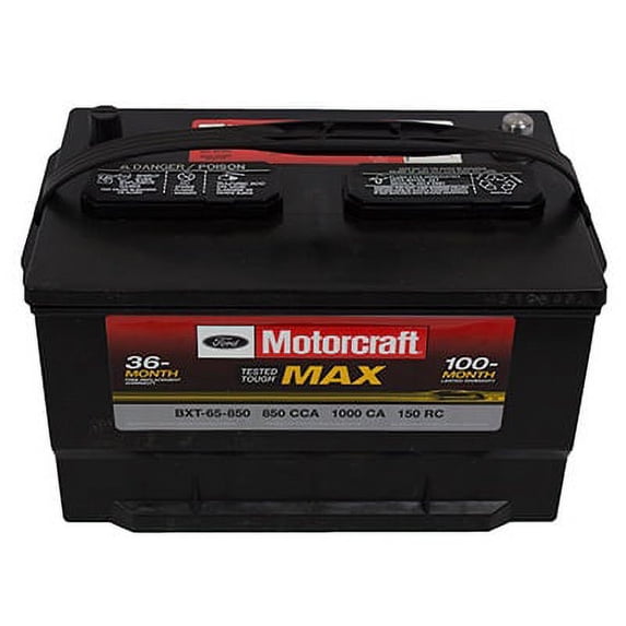 Ford Motorcraft Tested Tough MAX BXT65-850 Automotive Battery - 850 CCA ...
