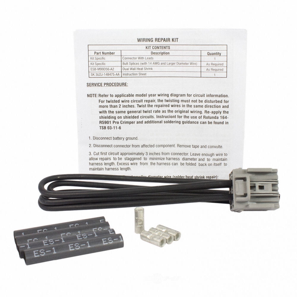 Motorcraft Voltage Inverter Connector Fits select 20152023 FORD F150