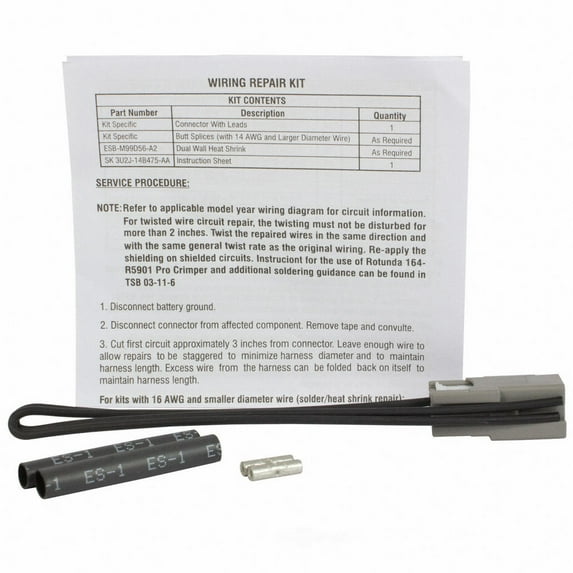 Motorcraft WPT-1078 Heated Seat Element Connector