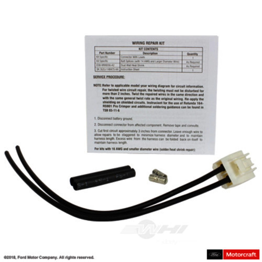 Motorcraft WPT-1134 HVAC Blower Motor Connector Fits select: 2011-2019 FORD EXPLORER, 2013-2019 FORD FUSION