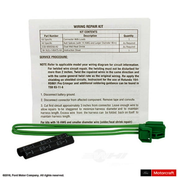 Motorcraft WPT-1163 Electronic Automatic Temperature Control Sensor Connector Fits select: 2010 FORD F150, 2013-2023 FORD EXPLORER