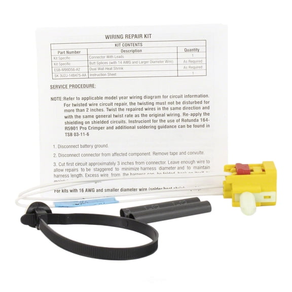 Motorcraft WPT-1172 Seat Belt Pretensioner Connector