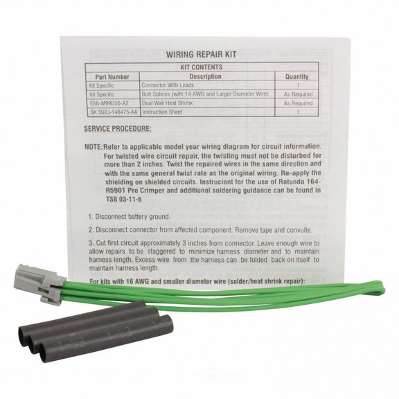 Motorcraft WPT-1182 Microphone - Active Noise Cancellation Connector Fits select: 2015-2023 FORD F150, 2013-2019 FORD ESCAPE