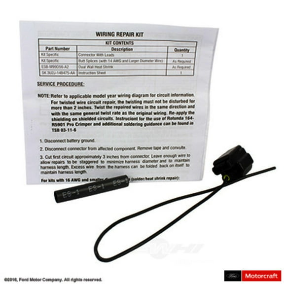 Motorcraft WPT-1253 Ignition / Radio Capacitor Connector Fits select: 2006-2023 FORD F150, 2013-2022 FORD ESCAPE