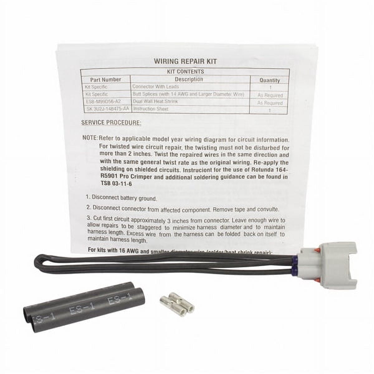 Motorcraft WPT-1282 Fuel Injector Connector Fits select: 2012-2017 FORD FOCUS, 2011-2023 FORD F150