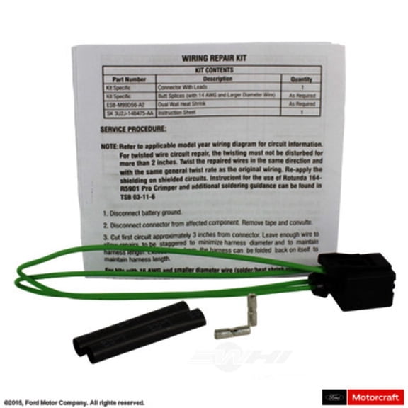 Motorcraft WPT-1331 Fuel Injector Connector Fits select: 2012-2018 FORD FOCUS, 2013-2019 FORD ESCAPE