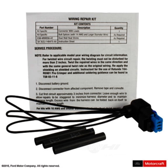 Motorcraft WPT-1345 Engine Crankshaft Position Sensor Connector Fits select: 2013-2014 FORD ESCAPE, 2014-2019 FORD FUSION