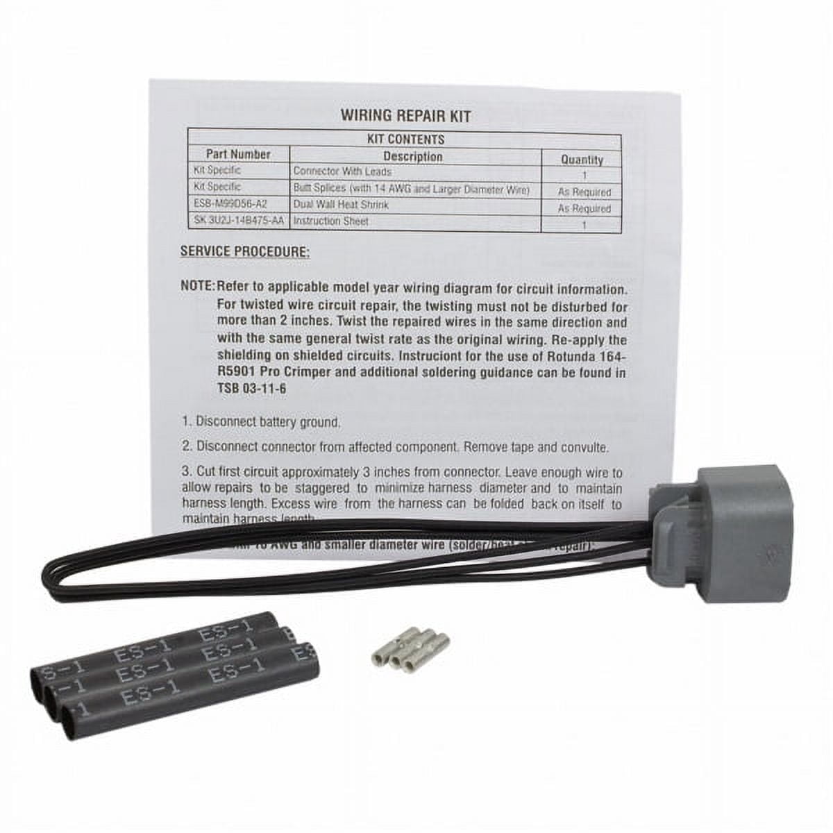 Motorcraft WPT-1413 Fuel Tank Pressure Transducer Sensor Connector Fits select: 2018 FORD F150, 2016-2023 FORD EXPLORER