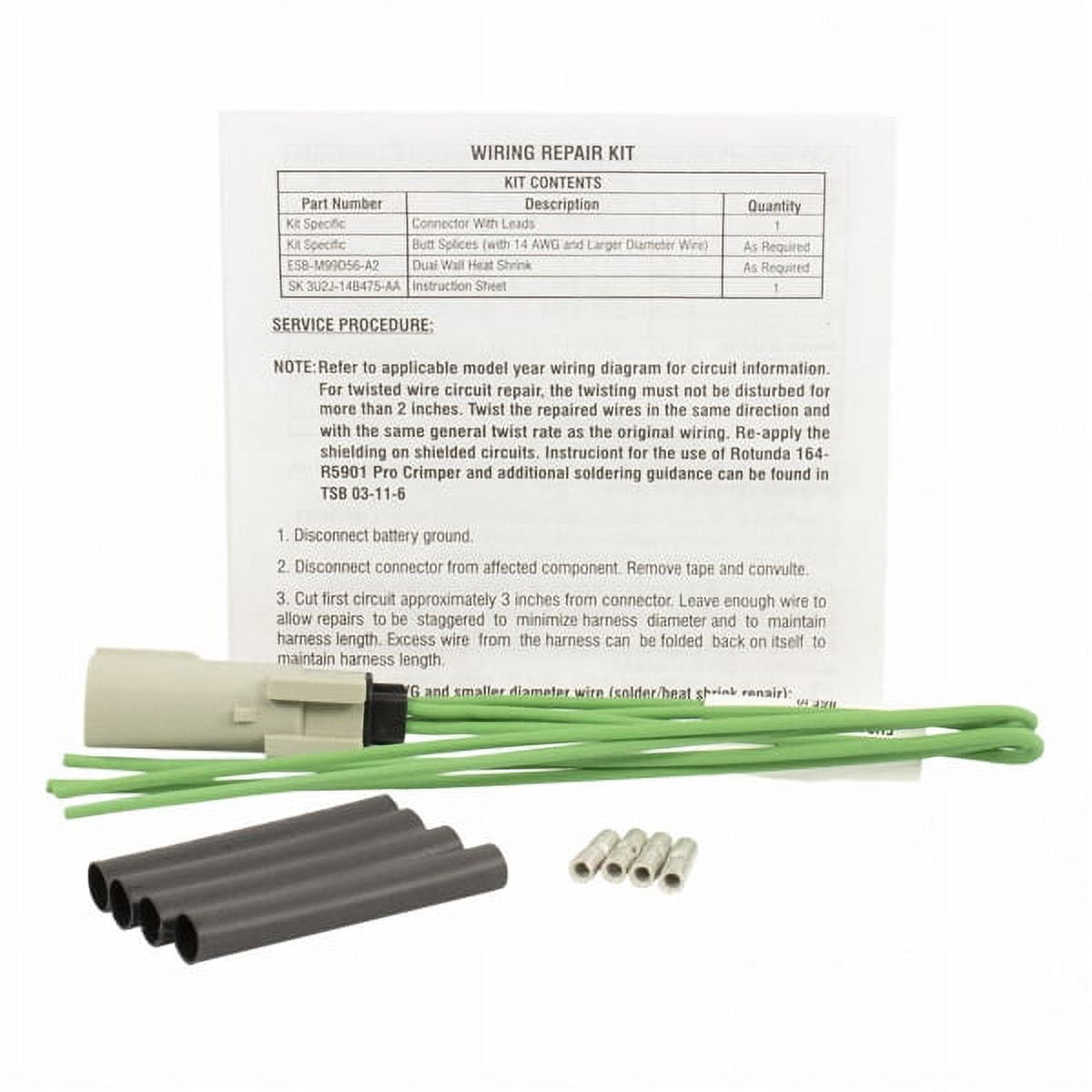 Motorcraft WPT-1535 Oxygen Sensor Connector Fits select: 2015-2023 FORD EDGE, 2016-2017 FORD FUSION