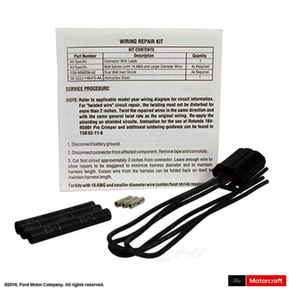 Motorcraft WPT414 Inertia Switch Connector Fits select 20012007 FORD FOCUS, 20002005 FORD