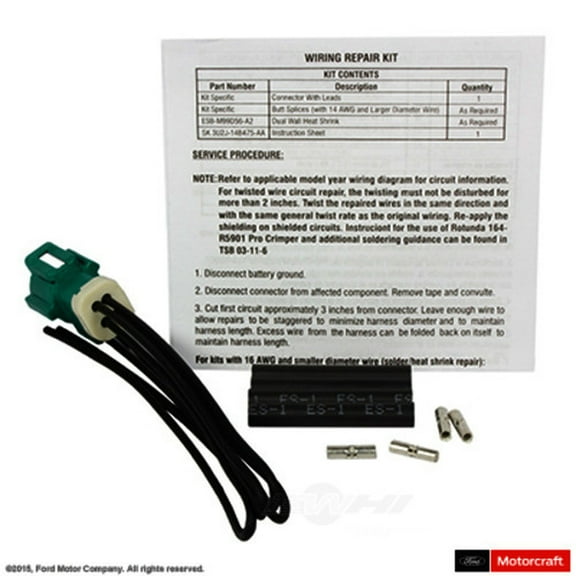 Motorcraft WPT-742 Oxygen Sensor Connector Fits select: 1993-2002,2010 FORD F150