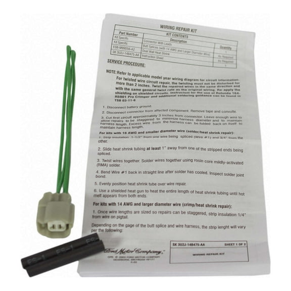 Motorcraft Wheel Speed Sensor Connector Fits select: 2010-2023 FORD F150, 2013-2023 FORD EXPLORER