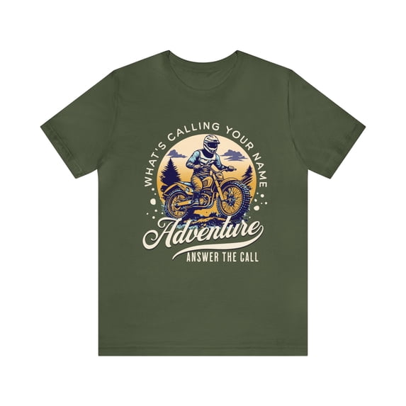 Motorcross Biking Bella & Canvas, Unisex Cotton Short Sleeve Tshirt, S-3XL