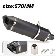 Motorcross Exhaust Universal Motorcycle Muffler 470mm 570mm Length Modified DB Killer Escape Moto Pipe For MT07 ER6N Z800 ZX10R