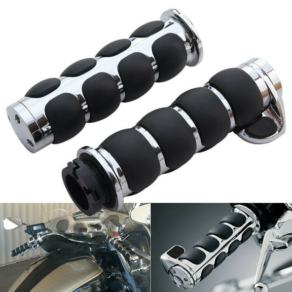 Motorcycle 1" Handlebar End Hand Grips For Honda VTX1300C VTX1300R VTX1300S 1800 for Harley-Davidson