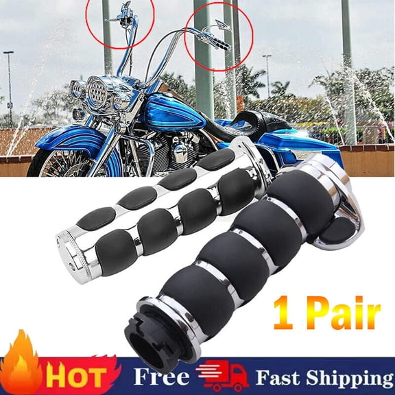 Motorcycle 1 Inch Handlebar Grip for for Honda Harley Electra Glide Road King Brand New -