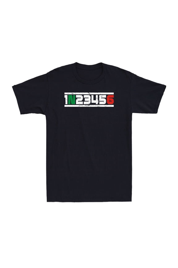 Motorcycle 1 N 2 3 4 5 6 Gears Biker Rider Gift Men's Shirt