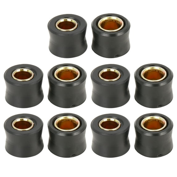 Motorcycle 10mm 12mm Rear Shock Absorber Cushion Rubber Ring Shock Absorber Bushing 5 Set