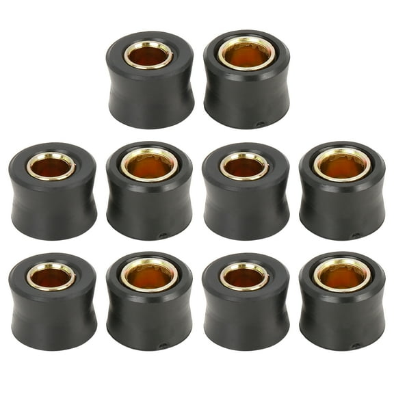 Motorcycle 10mm 12mm Rear Shock Absorber Cushion Rubber Ring Shock Absorber Bushing 5 Set