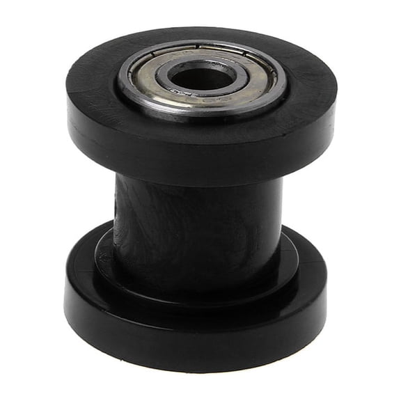Motorcycle 10mm Drive Chain Pulley Roller Slider Tensioner Wheel Guide Adapter