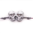 thumbnail image 1 of Motorcycle 10mm Screw Skull Head LED Amber Turn Signal Indicator Light, Halloween Universal Motorcycle Blinker Kit, Skull Head Tail Light, 1 of 5