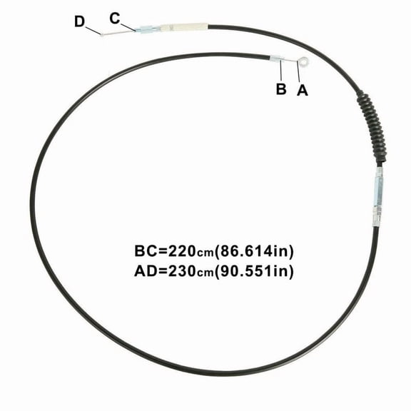 Motorcycle 160cm 190cm 220cm Clutch Cable For Harley Road King Tri Glide Electra Glide 2009-2013 2012