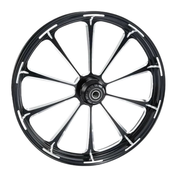 Motorcycle 18" 21" 23" 26" 30" 32" Front Wheel Rim Hub Single Dual Disc For Harley Touring Road King Road Street Glide 2008-2022