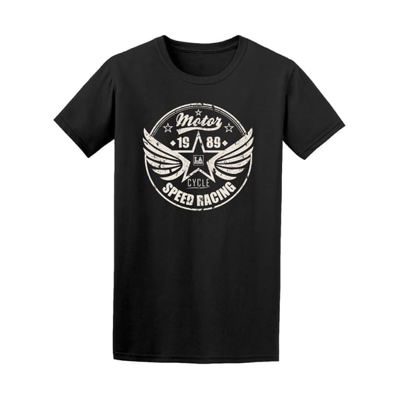 Motorcycle 1989 Speed Racing T-Shirt Men -Image by Shutterstock, Male XX-Large