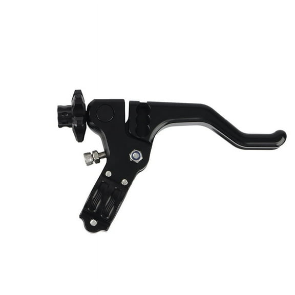 Motorcycle 22mm Stunt Clutch Lever Short Performance Cable Easy Pull Left Lever for Grom RM125(Black),1 x Motorcycle Clutch Lever,Black