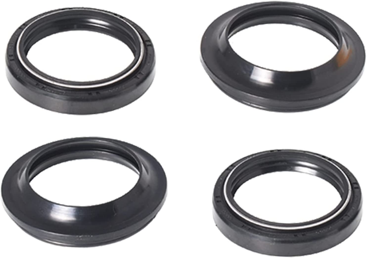 Motorcycle 2pcs Fork Oil Seal 2pcs Dust Seal Kit Fork Seal Kit