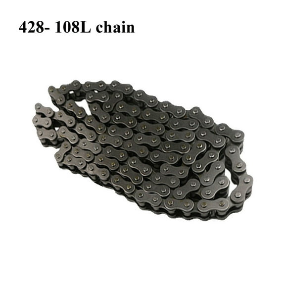 Motorcycle 428 Chain 104L/106L/108L/122L/140L/168L Links Fit for 50cc-250cc ATV Quad Pit Dirt Bike Go Kart