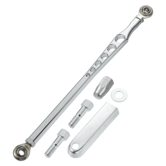 Motorcycle 6 Hole Shift Linkage Lever Gear Shift Linkage for Harley Davidson Electra Glides 1980-2022 Silver Tone