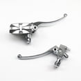 thumbnail image 1 of Motorcycle 7/8" 22mm Handlebar Cross Reservoir Brake Clutch Lever for Honda Kawasaki Suzuki Cruiser Chopper Custom CB Cafe Racer, 1 of 4