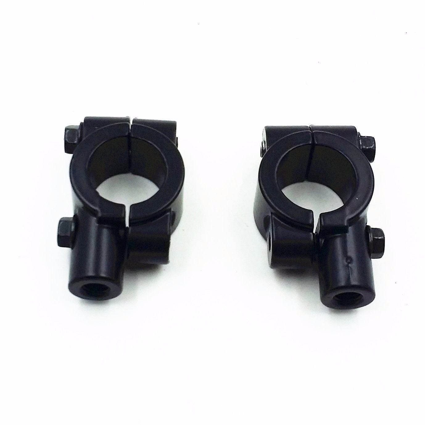 Motorcycle 1\" 25mm HandleBar 10MM Thread Mirror Mount Holder Clamp...