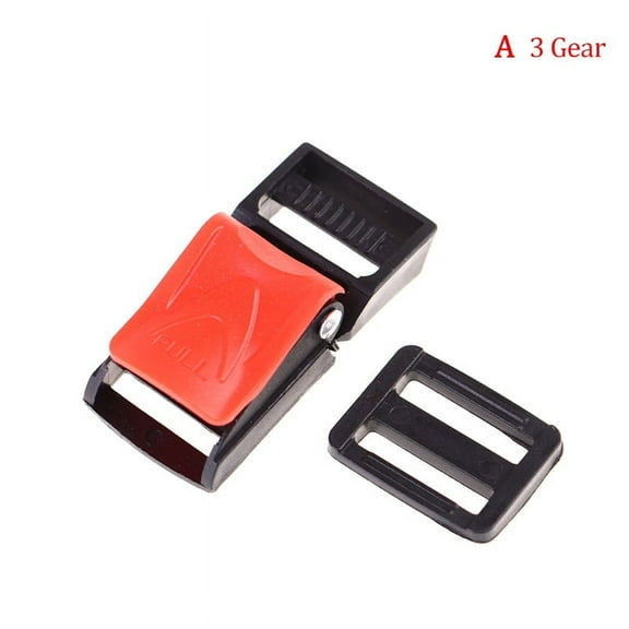 Motorcycle ATV Bike Helmet Clip Chin Strap Adjustable Bicycle Release Buckles