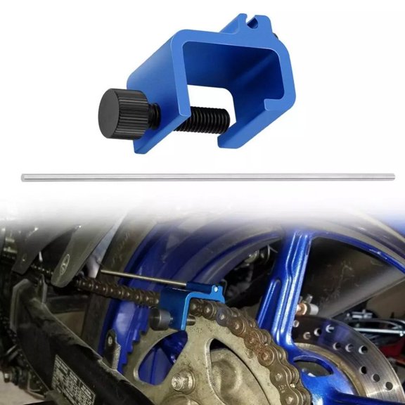 Motorcycle ATV Chain Alignment Tool Compatible with Street Dual-Sport Offroad, Sprocket Alignment Assembly