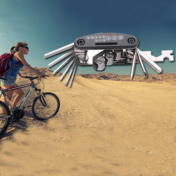 Motorcycle ATV Multifunctional Repair Tool Kit Allen Key Hex Socket Wrench 16in1