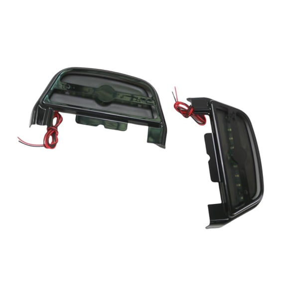 Motorcycle Accessory LED Light Rear Foot Rests Passenger Footboard Floorboard Covers For Harley Touring Glide Trike