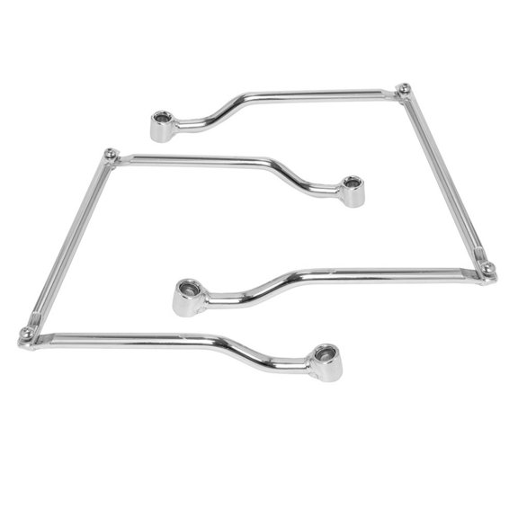 Motorcycle Accessory Side Luggage Support Bracket Rack Rust Proof Coating Fits Most Bikes Ideal For Travel And Daily Use
