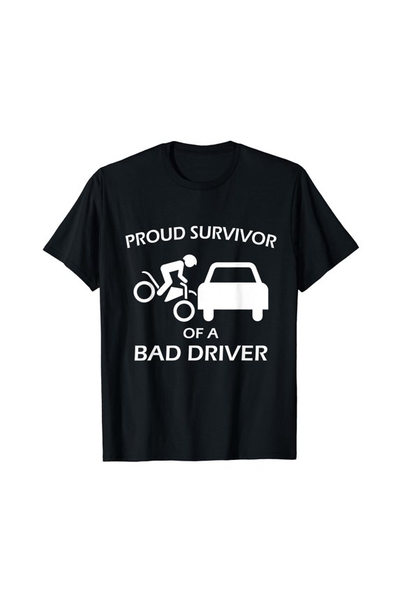 Motorcycle Accident Tshirt, Proud Survivor, Vintage Birthday Gift
