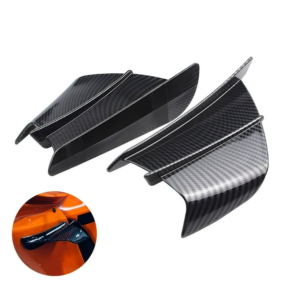 Motorcycle Aerodynamic Winglets Motorcycle Side Spoiler Front Fairing - Enhance Style & Performance, Universal Fit for Motorcycles