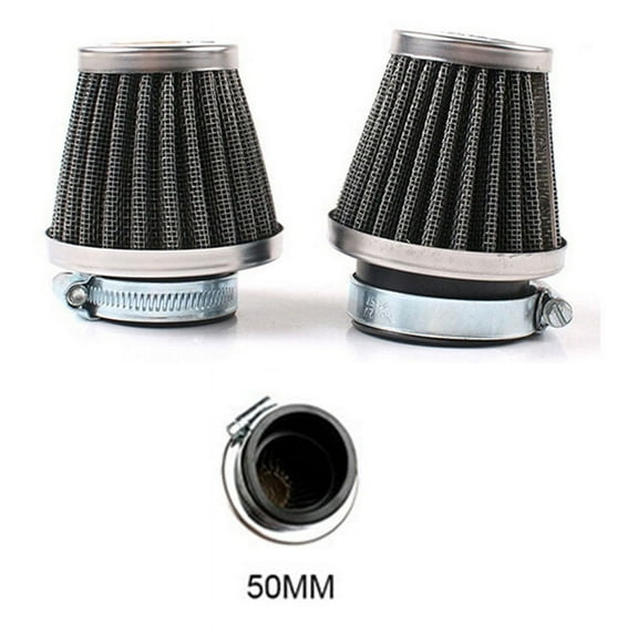 Motorcycle Air Filter Mushroom Head Filters Universal 35mm 44mm 50mm 54mm 60mm Motorcycle Air Intake Filter Cleaner Black
